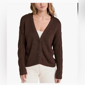525 America Chocolate Knit Sweater